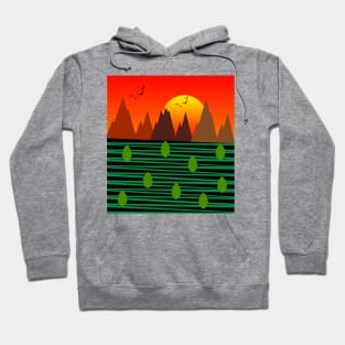 Minimalist sunset Hoodie